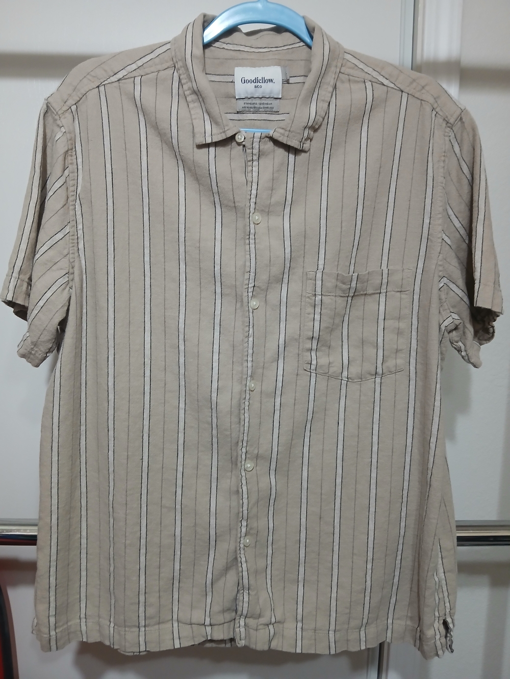 Men's - Beige Stripe